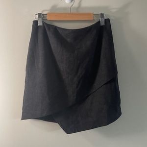 Superdown By The Way Saira Faux Suede Mini Skirt